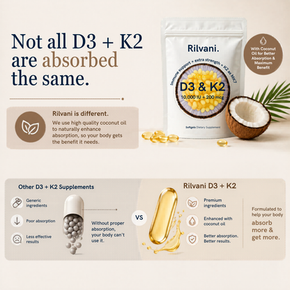 Vitamin D3 & K2 Softgels