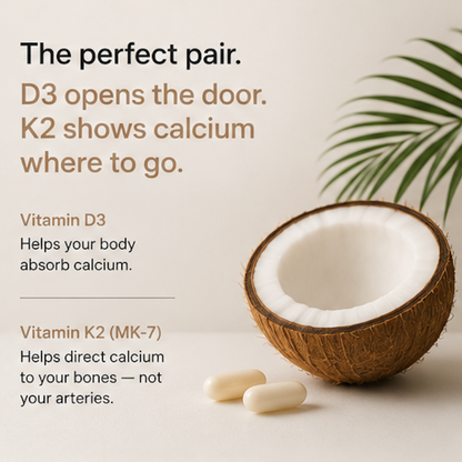 Vitamin D3 & K2 Softgels